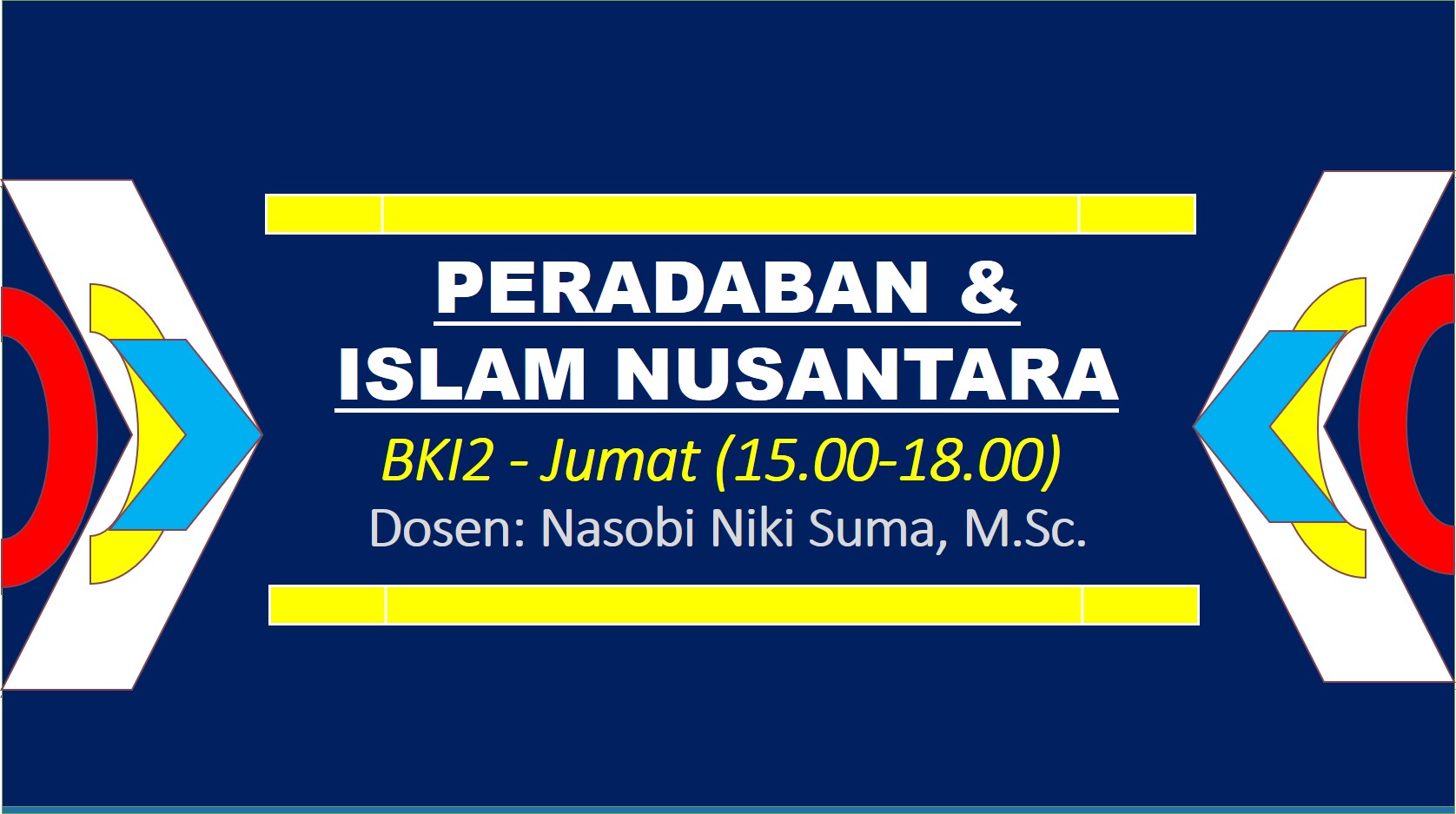 PERADABAN ISLAM DAN ISLAM NUSANTARA - BKI2 - Smstr 3 - 20211