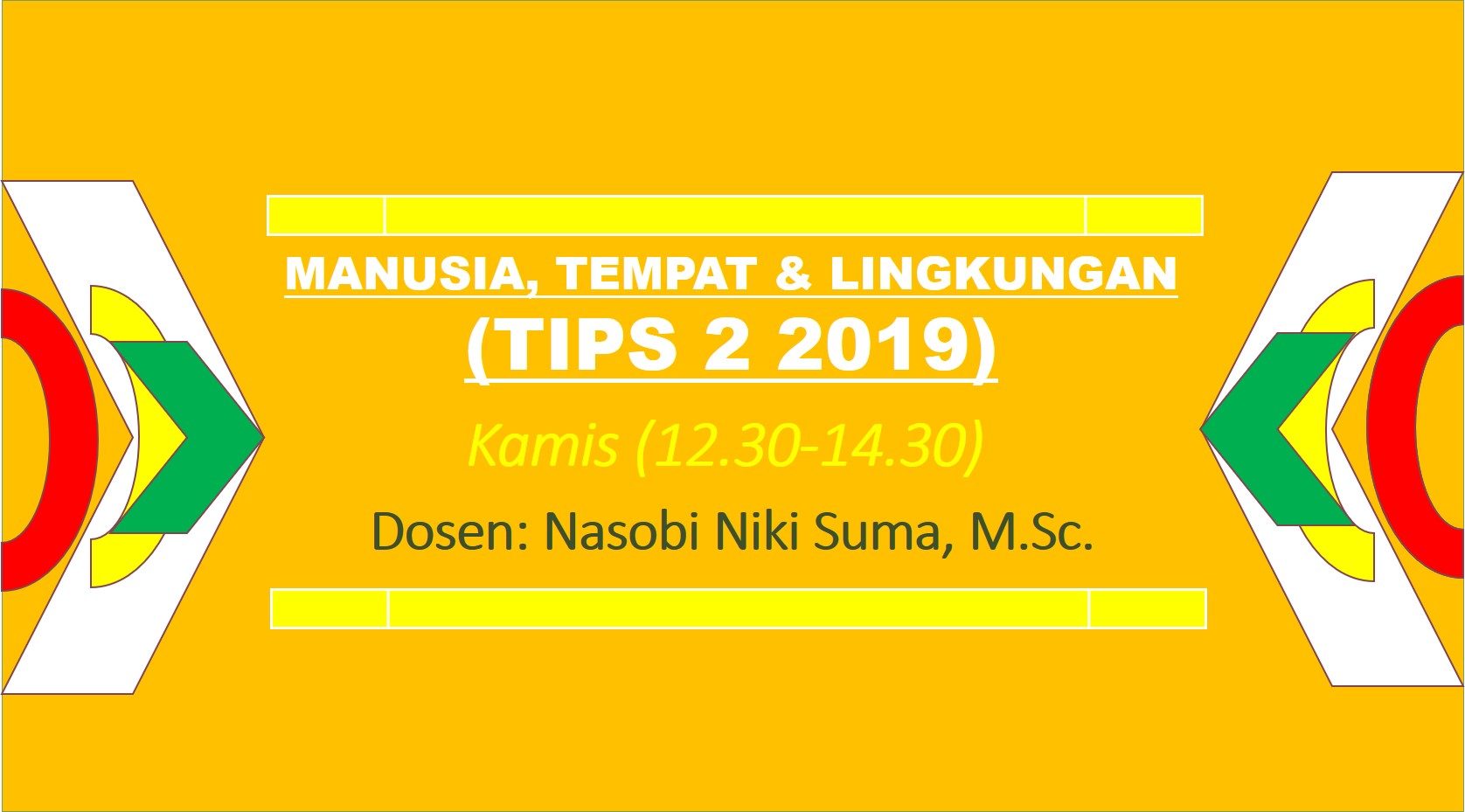 MANUSIA, TEMPAT, DAN LINGKUNGAN - IPS2 - Smstr 5 - 20211